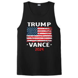 America Flag Trump Vance 2024 Vp Vice President PosiCharge Competitor Tank