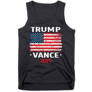 America Flag Trump Vance 2024 Vp Vice President Tank Top