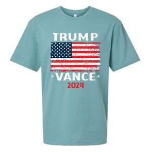 America Flag Trump Vance 2024 Vp Vice President Sueded Cloud Jersey T-Shirt