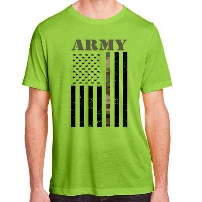 Army Flag Thin Camo Line Adult ChromaSoft Performance T-Shirt