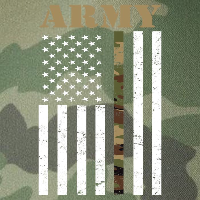 Army Flag Thin Camo Line Legacy Tie Dye Trucker Hat