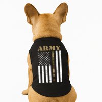 Army Flag Thin Camo Line Doggie Tank