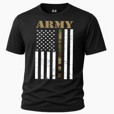 Army Flag Thin Camo Line Performance Shirt