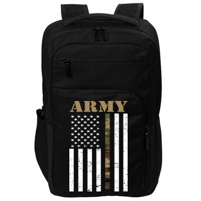 Army Flag Thin Camo Line Impact Tech Backpack
