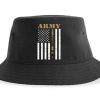 Army Flag Thin Camo Line Sustainable Bucket Hat