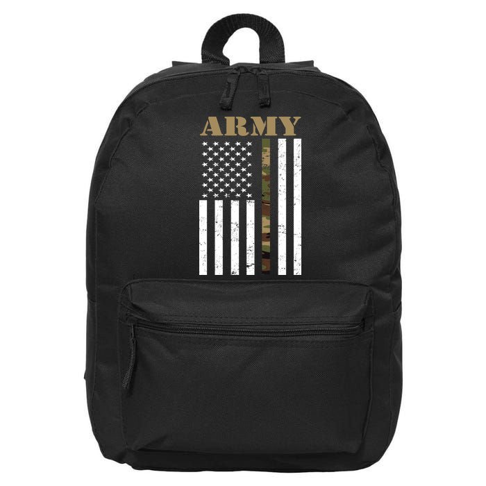 Army Flag Thin Camo Line 16 in Basic Backpack