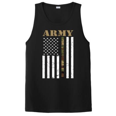 Army Flag Thin Camo Line PosiCharge Competitor Tank