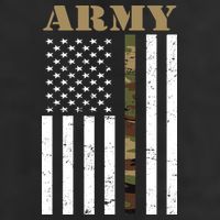 Army Flag Thin Camo Line Golf Towel