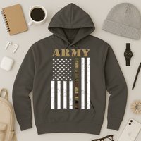 Army Flag Thin Camo Line Hoodie