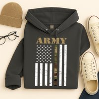 Army Flag Thin Camo Line Hoodie
