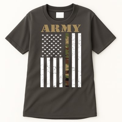 Army Flag Thin Camo Line Tall T-Shirt