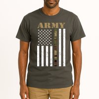 Army Flag Thin Camo Line Tall T-Shirt