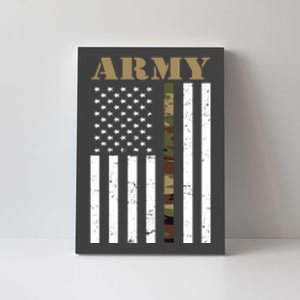 Army Flag Thin Camo Line Canvas