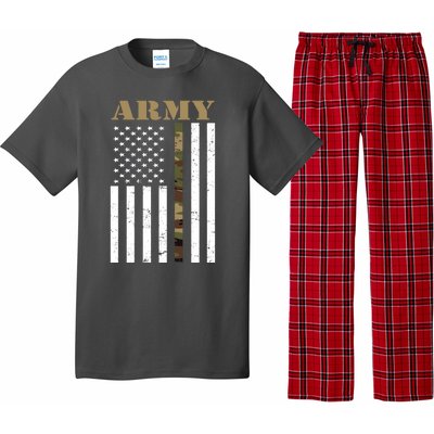 Army Flag Thin Camo Line Pajama Set