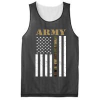 Army Flag Thin Camo Line Mesh Reversible Basketball Jersey Tank