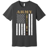 Army Flag Thin Camo Line Premium T-Shirt