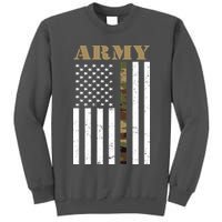 Army Flag Thin Camo Line Tall Sweatshirt