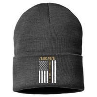 Army Flag Thin Camo Line Sustainable Knit Beanie