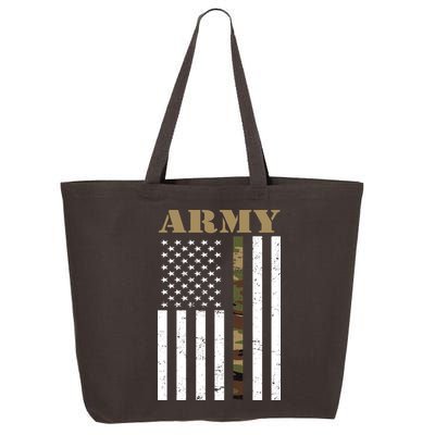 Army Flag Thin Camo Line 25L Jumbo Tote