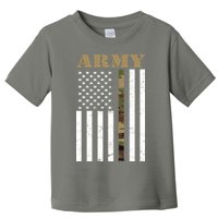 Army Flag Thin Camo Line Toddler T-Shirt