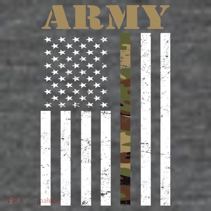 Army Flag Thin Camo Line Short Acrylic Beanie
