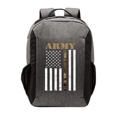 Army Flag Thin Camo Line Vector Backpack