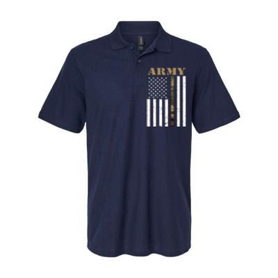 Army Flag Thin Camo Line Softstyle Adult Sport Polo