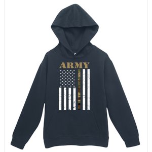 Army Flag Thin Camo Line Urban Pullover Hoodie