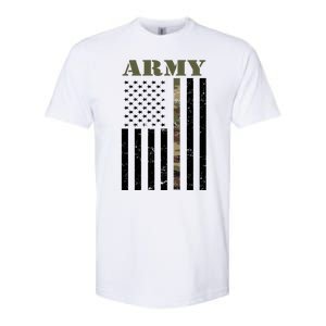 Army Flag Thin Camo Line Softstyle CVC T-Shirt