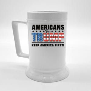 Americans For Trump 2024 Take America Back Beer Stein