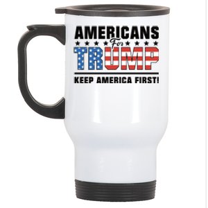 Americans For Trump 2024 Take America Back Stainless Steel Travel Mug