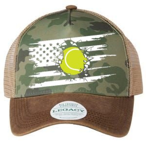 American Flag Tennis Legacy Tie Dye Trucker Hat