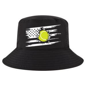 American Flag Tennis Cool Comfort Performance Bucket Hat