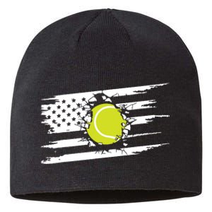 American Flag Tennis Sustainable Beanie