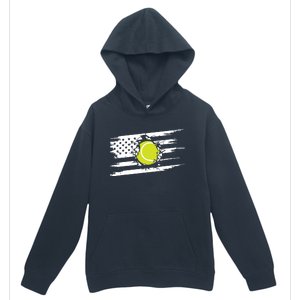 American Flag Tennis Urban Pullover Hoodie