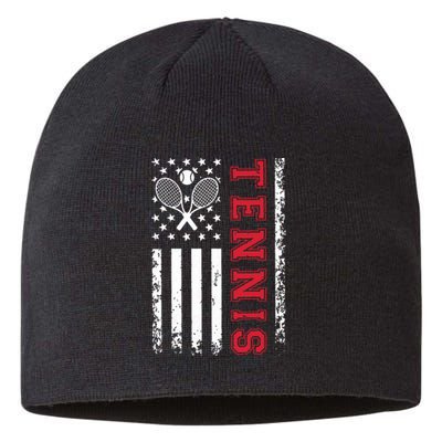 American Flag Tennis Shirts Best Gifts For Players Fans Sustainable Beanie