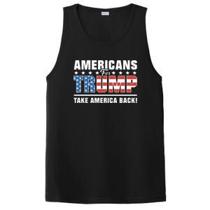 Americans For Trump 2024 Take America Back PosiCharge Competitor Tank