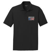 Americans For Trump 2024 Take America Back PosiCharge RacerMesh Polo