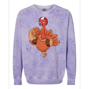 American Football Turkey Colorblast Crewneck Sweatshirt