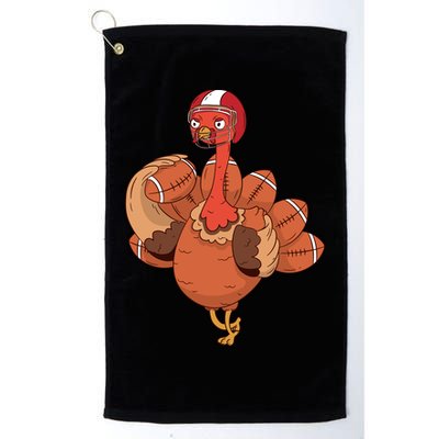 American Football Turkey Golf Towel