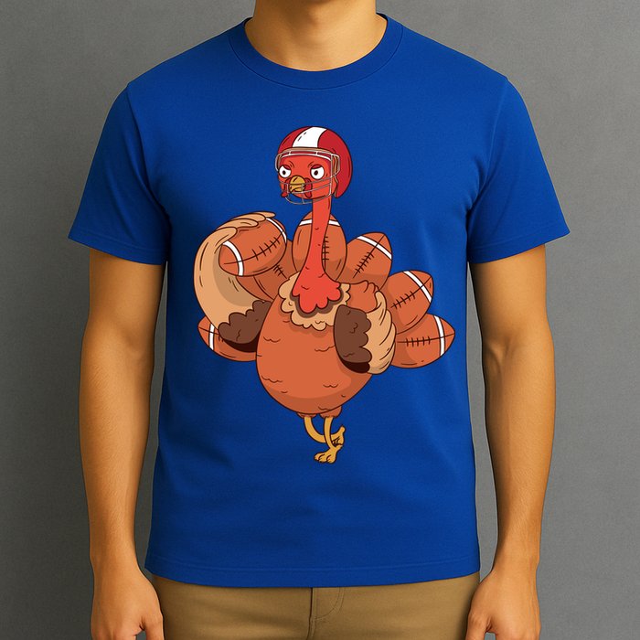 American Football Turkey T-Shirt