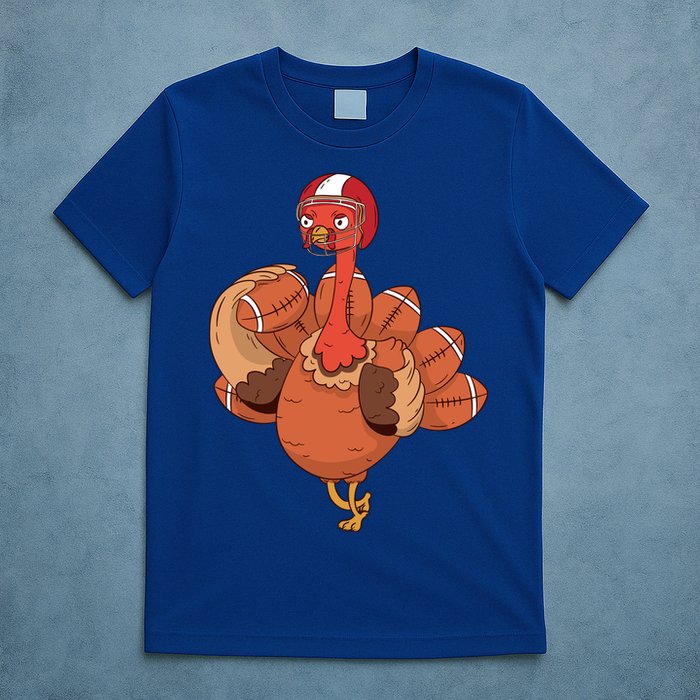 American Football Turkey T-Shirt