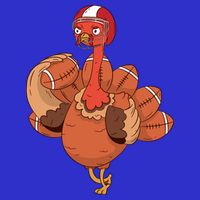 American Football Turkey T-Shirt