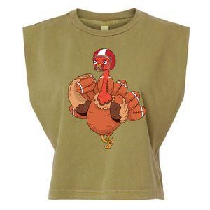 American Football Turkey Garment-Dyed Women's Muscle Tee