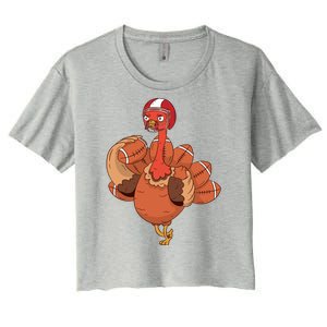 American Football Turkey Women's Crop Top Tee