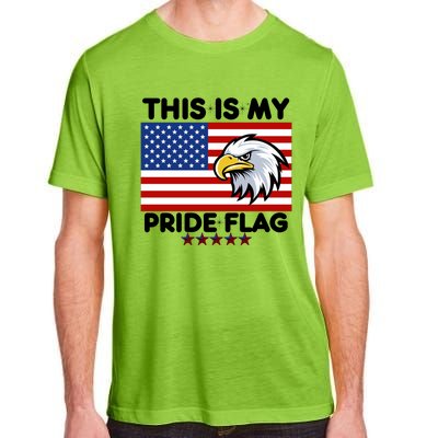 American Flag This Is My Pride Flag 2024 Eagle 4th Of July Funny Gift Adult ChromaSoft Performance T-Shirt