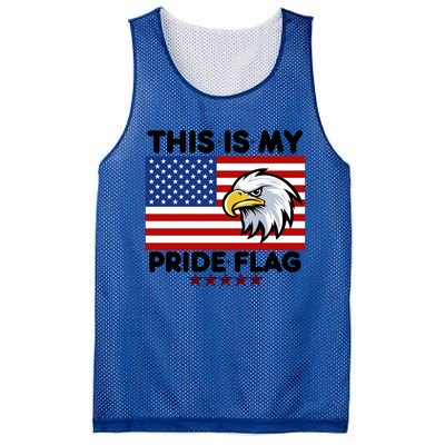 American Flag This Is My Pride Flag 2024 Eagle 4th Of July Funny Gift Mesh Reversible Basketball Jersey Tank