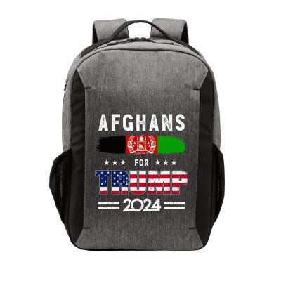 Afghans For Trump 2024 Afghanistan Flag Patriotic Supporter Vector Backpack