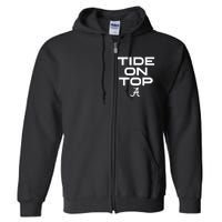 Alabama Football Tide On Top Full Zip Hoodie