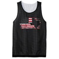 American Flag Texas 4th Of July Vintage Gift Mesh Reversible Basketball Jersey Tank